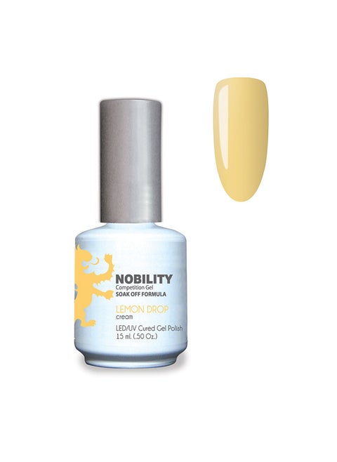 Gel Nail Polish 15 ml, Long Lasting, Chip Resistant, Requires Drying Under UV Led Lamp Lemon Drop Nbgp76