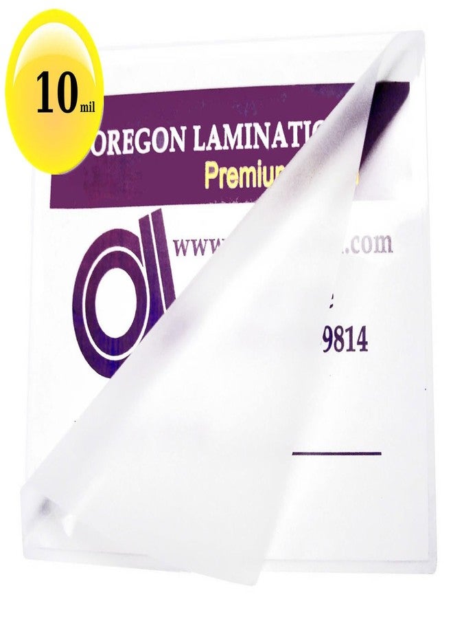 Oregon Lamination Qty 500 10 Mil Hot Laminating Pouches 3-1/4 x 4-3/4 Laminator Sleeves - Image 2