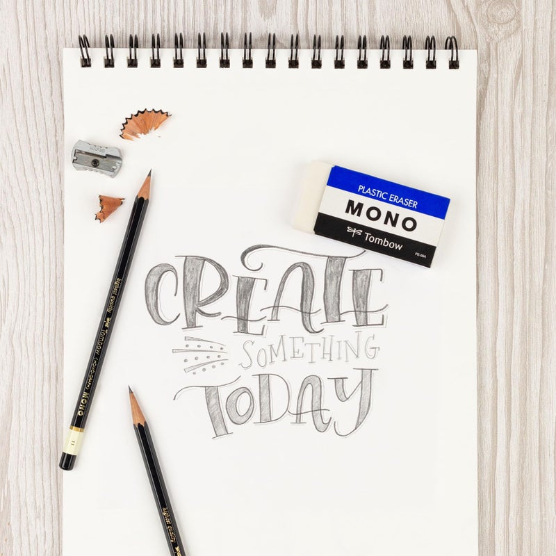 TOMBOW 57332 Mono Eraser, White, Jumbo, 1 Pack. Cleanly Removes Marks Without Damaging Paper - Image 2