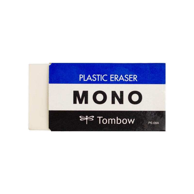 TOMBOW 57332 Mono Eraser, White, Jumbo, 1 Pack. Cleanly Removes Marks Without Damaging Paper - Image 1
