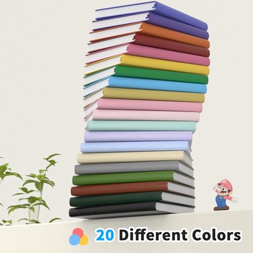 Oucaru Lined Journal Notebook, 2 Pack, 180 Pages, A5 Journals for Writing, 100 GSM Thick Paper, Small Notebooks Daily Journal for Women Men Work, Business, School, Travel Supplies - Image 3