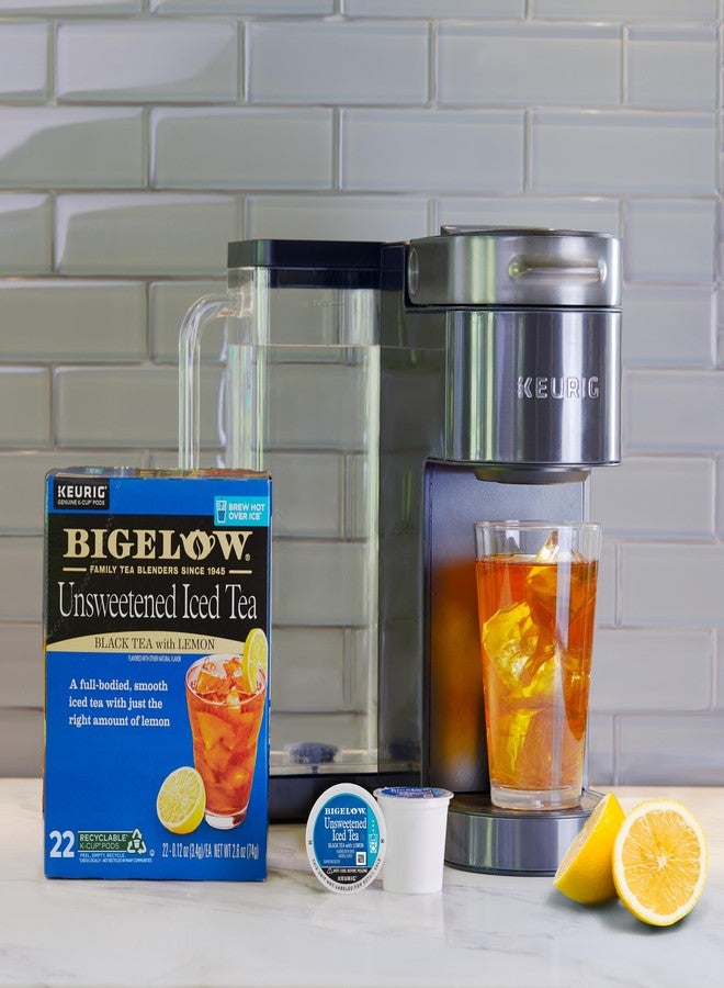 Bigelow Tea Unsweetened Iced Black Tea with Lemon Keurig K-Cup Pods, Caffeinated Tea Keurig Tea Pods, 22 Count (Pack of 4) 88 Total K-Cup Pods - Image 3