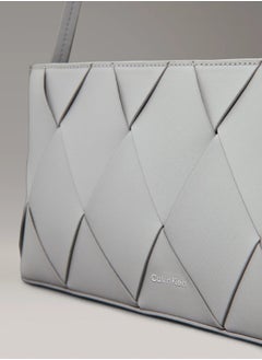 Calvin Klein Performance Calvin Klein Woven Shoulder Bag for Women – Gray, Elegant & Versatile for Everyday Style  - Image 3
