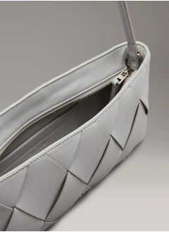 Calvin Klein Performance Calvin Klein Woven Shoulder Bag for Women – Gray, Elegant & Versatile for Everyday Style  - Image 4