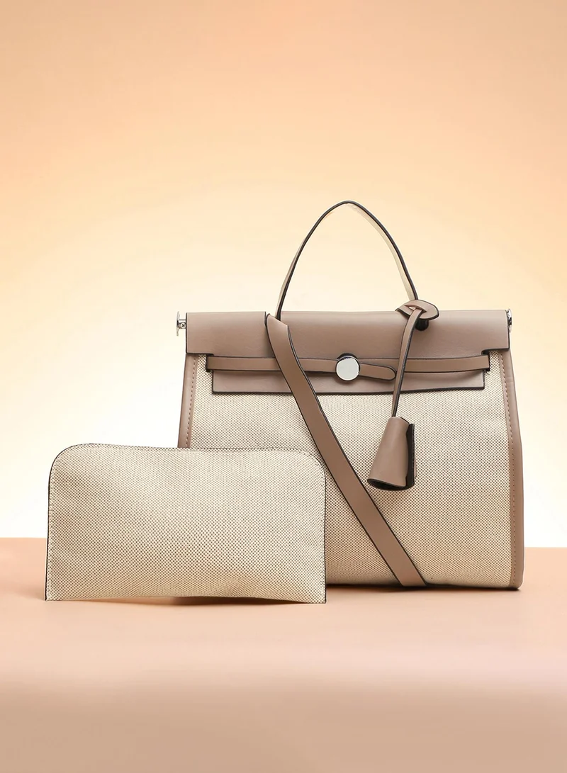 صوص هاوت حقيبة يد منظمة مع جيب