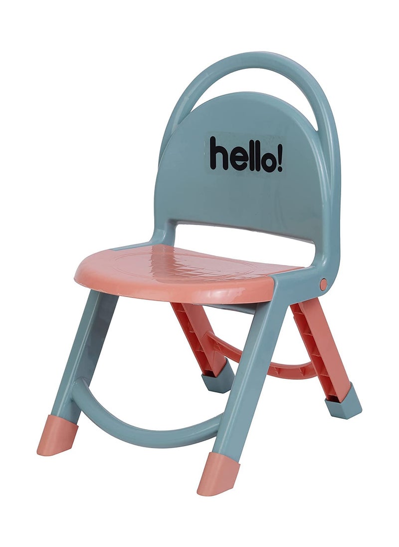 Home Stuffs Home Stuffs Kids Foldable Chair with Back Support Strong and Durable Plastic Chair for Kids  - Image 1