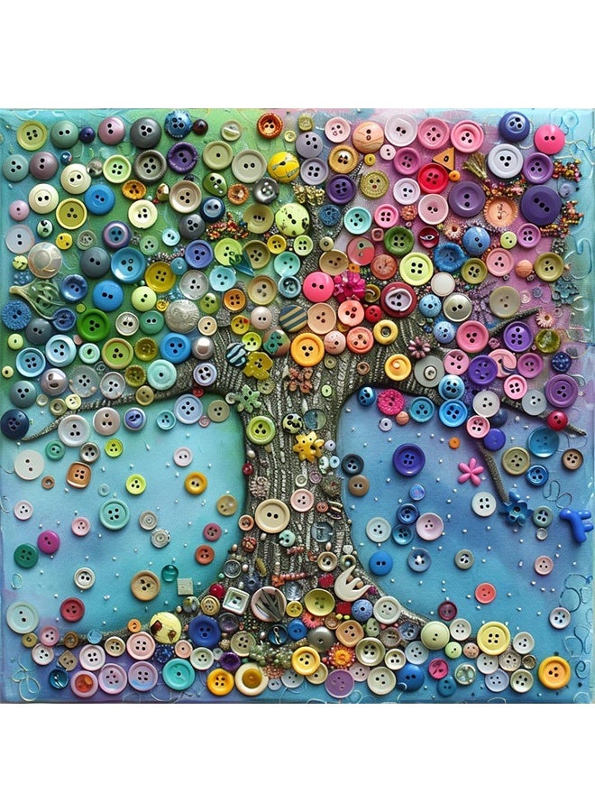 عبوتان (300 جرام) من أزرار الراتينج المستديرة، ألوان متنوعة، أحجام مختلفة، مناسبة للحرف اليدوية والخياطة والإبداع اليدوي وتلوين الأزرار اليدوية، وأزرار الزينة DIY، وزينة حشو البيض، ذات ثقبين وأربعة ثقوب. - Image 3