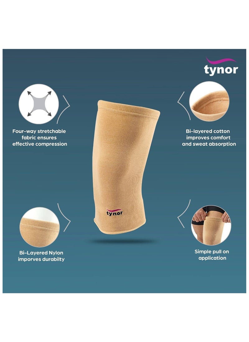 Tynor TYNOR Knee cap for Men & Women, Knee Sleeve for Pain Relief M  - Image 3
