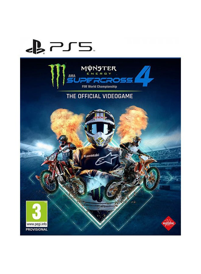 لعبة "Monster Energy Supercross The Official Video Game 4" (إصدار عالمي) - سباق - ps4_ps5