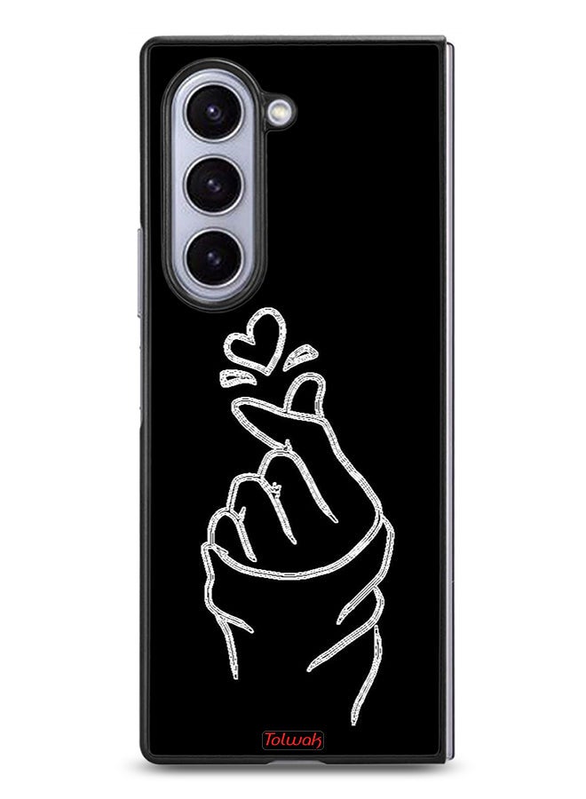 Tolwak Samsung Galaxy Z Fold6 Protective Case Cover Snap Love - Image 1