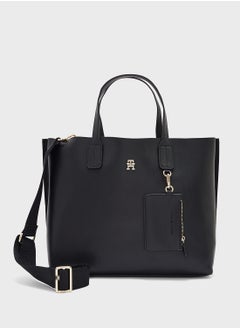 TOMMY HILFIGER Logo Detail Zip Over Tote  - Image 1
