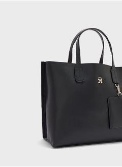 TOMMY HILFIGER Logo Detail Zip Over Tote  - Image 3