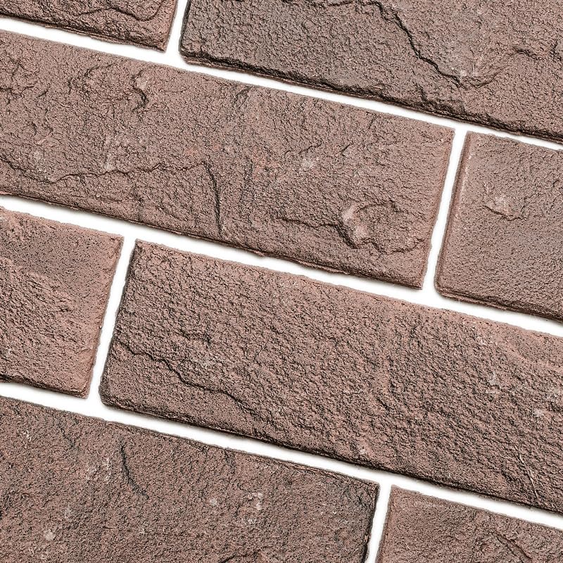 TORURAL 60 RedBrown Thin Brick Wall Tiles Clay Manufactured Faux Brick Veneers for Bedroom Bathroom Kitchen Fireplace and Fence Wall Panels 85 sqft