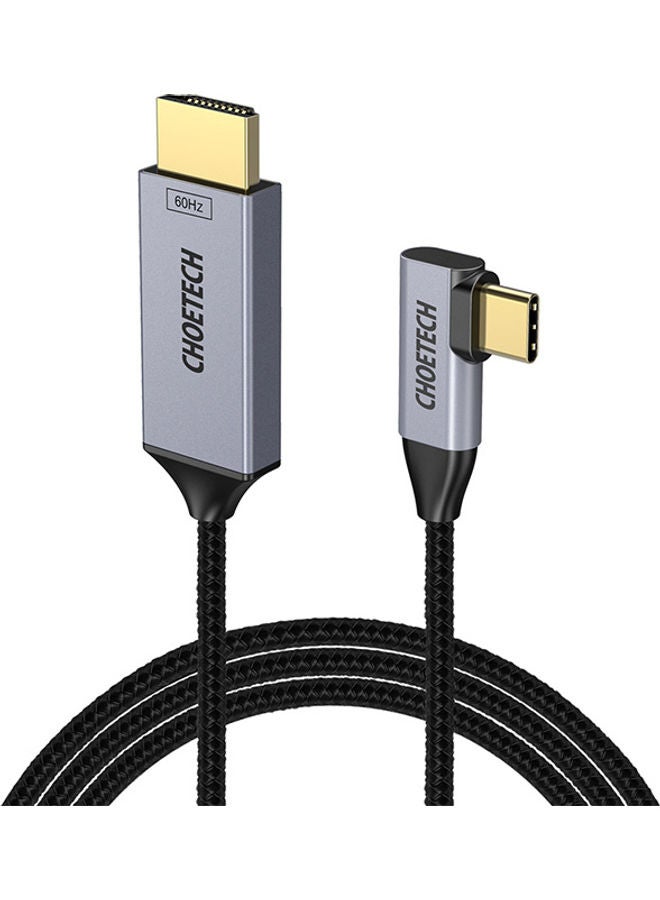 تشوتيك كابل من واجهة HDMI إلى واجهة HDMI بجودة 4K لون أسود. - Image 1