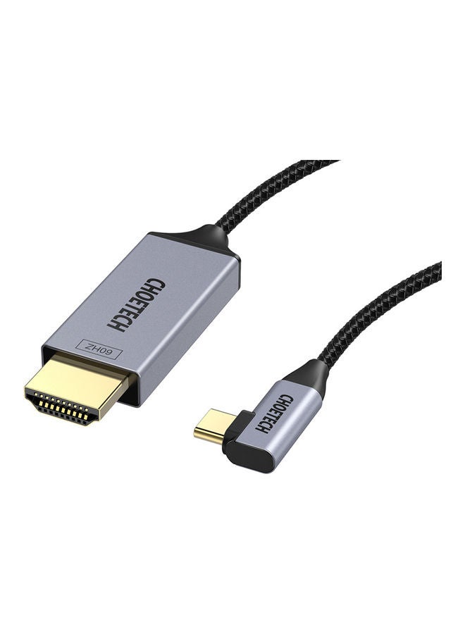 تشوتيك كابل من واجهة HDMI إلى واجهة HDMI بجودة 4K لون أسود. - Image 2