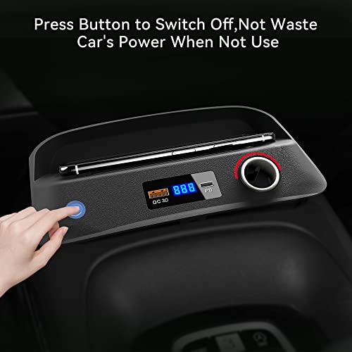 ZChan Wireless Charger for Toyota Corolla 2019-2023,Center Console 15W Wireless Charger Pad with QC 3.0USB Fast Charging Port,Phone Charging Station for Car Apply to Wireless Charge Supported Phone - Image 5
