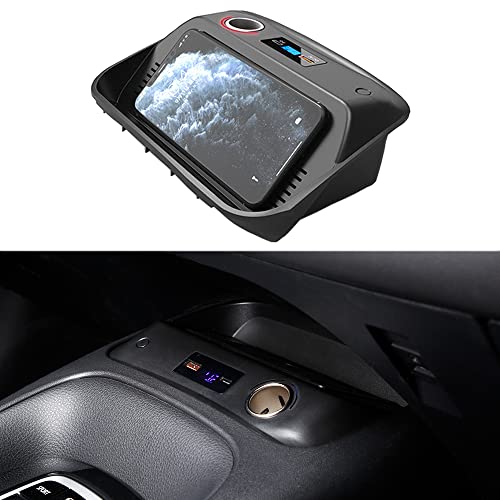 ZChan Wireless Charger for Toyota Corolla 2019-2023,Center Console 15W Wireless Charger Pad with QC 3.0USB Fast Charging Port,Phone Charging Station for Car Apply to Wireless Charge Supported Phone - Image 1