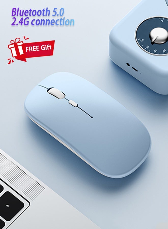 Keyboard Case For Redmi Pad SE 11 Inch, Detachable Bluetooth Keyboard Case Fully Wrapped /Anti-Fall /Leather Shockproof /Triangle Bracket, /Built-In Pen Slot / Flip-Top Smart Wake-Up/Off - AED 49 Gift Set Screen Protector-Blue - Image 4