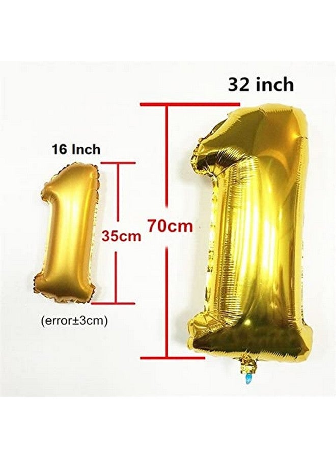 Balloonistics Balloonisctics Gold Balloon Alphabets for Party Decoration Choose Alphabets Numbers Make Your Own Custom Phrase for Party with 16 inch Golden Color Foil Letters & Numbers (Number 5) - Image 3