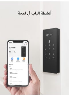 إيزفيز قفل الحافة الذكي EZVIZ DL03 - يدعم البلوتوث والواي فاي، دخول بدون مفتاح بطرق متعددة، التحكم عن بُعد، تنبيهات ضد العبث، تركيب سهل  - Image 5