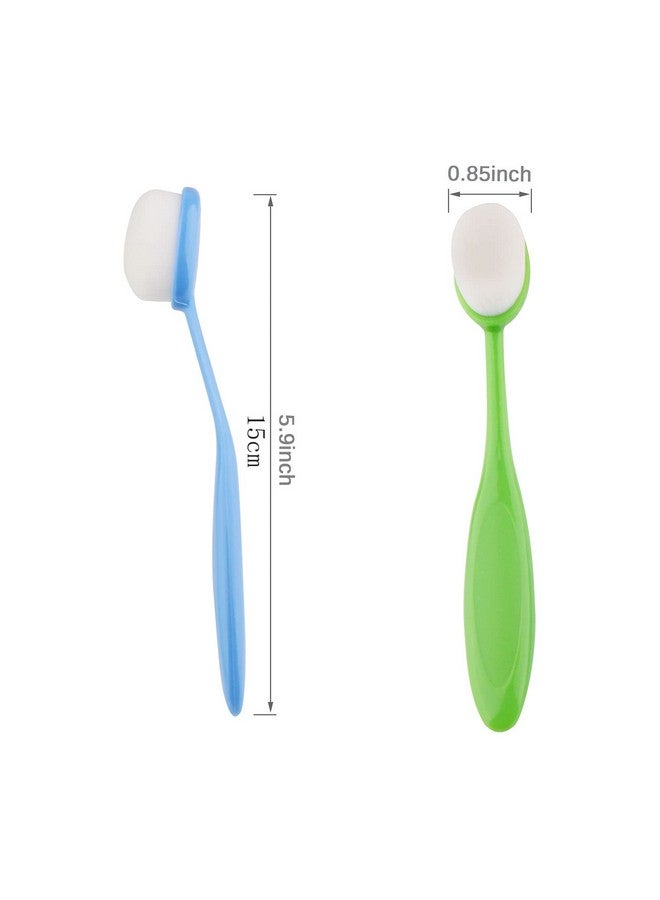 يوسينج مجموعة من 24 فرشاة لمزج الحبر، أداة لمزج الحبر لصنع البطاقات، مجموعة واسعة من التطبيقات الحرفية، مقبض من ورق كرافتر (حجم رأس الفرشاة 0.85 بوصة) - Image 2