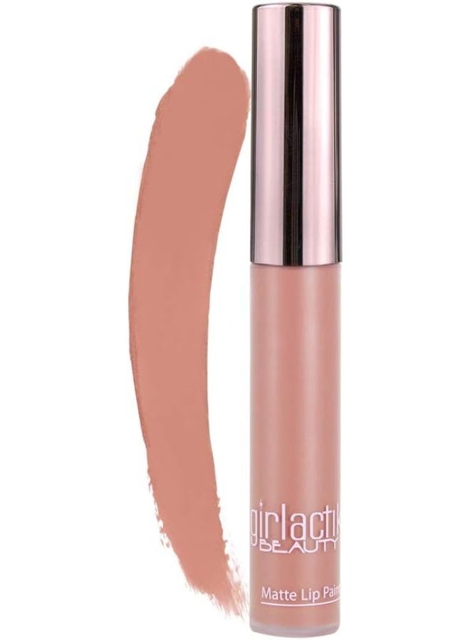 girlactik Usa. Matte Lip Liquid In Warm Pink Shade. Longwear, Pigmented & Non-Drying Lipstick. -Spice - Image 1