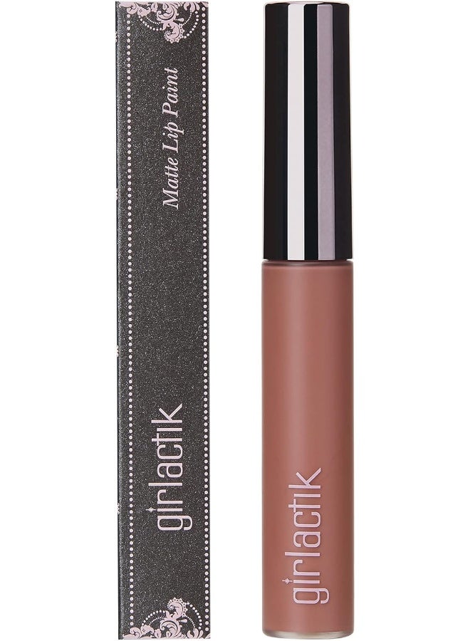 girlactik Usa. Matte Lip Liquid In Warm Pink Shade. Longwear, Pigmented & Non-Drying Lipstick. -Spice - Image 4