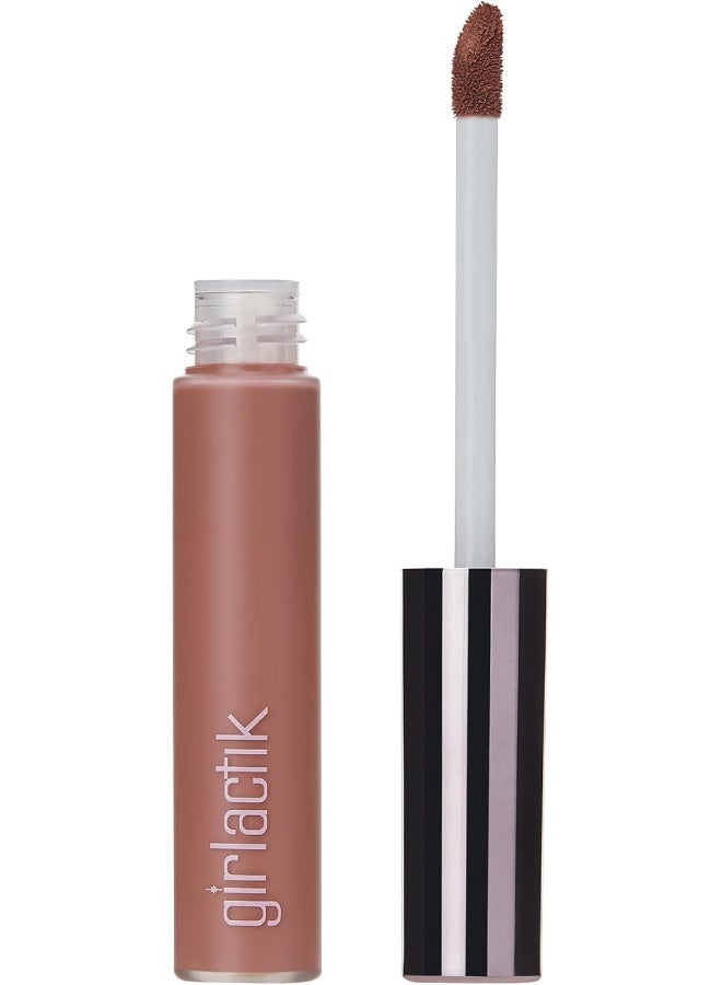 girlactik Usa. Matte Lip Liquid In Warm Pink Shade. Longwear, Pigmented & Non-Drying Lipstick. -Spice - Image 3