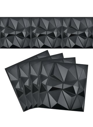 20pcs Diamond Design PVC 3D Wall Panels with 50M Double-Sided Adhesive, Suitable for Kitchen, Living Room, Bedroom, Bathroom, Office and Various Places, 30*30cm Each - view 3