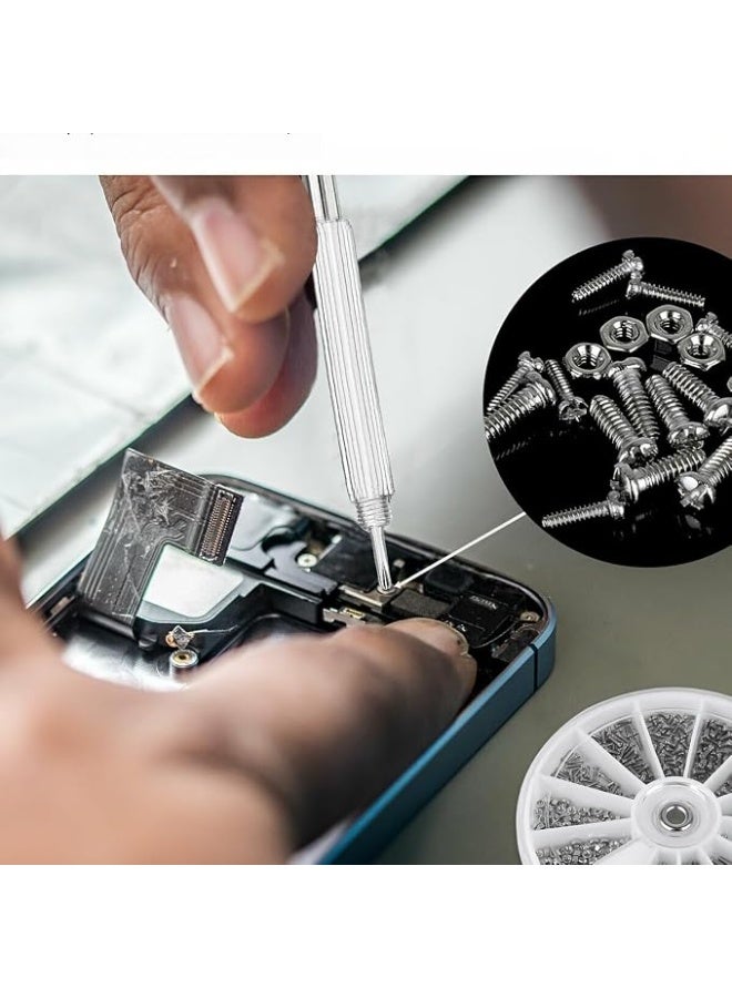 ماى سوق طقم تصليح النظارات والساعات مع علبة براغي وصواميل صغيرة ومفك متعدد الوظائف بميدالية - طقم صيانة للنظارات الشمسية والطبية - Image 2