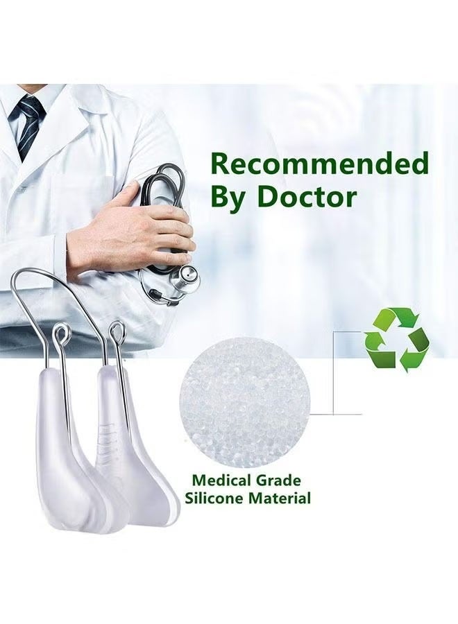 Ant Nose Shaper Clip, Safe Soft Painfree Nose Bridge Straightener Corrector, Nose Modification Tool for Wide Crooked Nose Women Men - Image 4