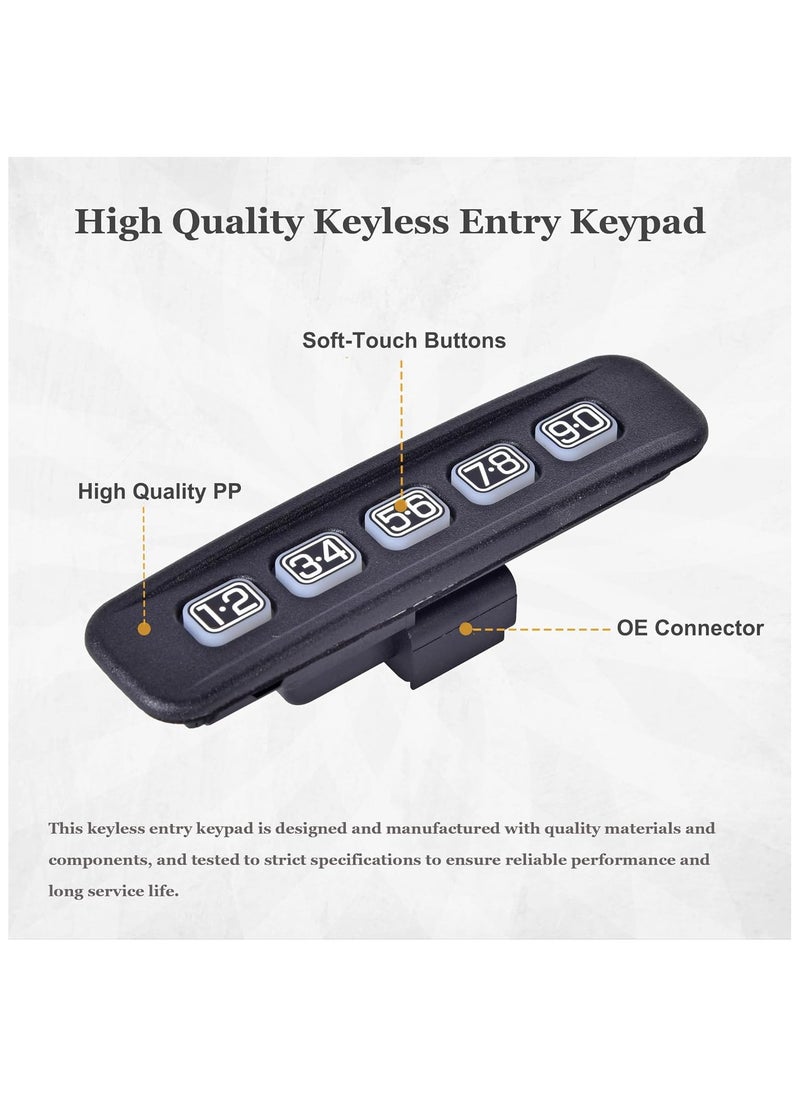 Starwell Keyless Entry Keypad Driver Side Keyless Lock Pad Compatible with Ford Crown Victoria Escape F-250 F-350 F-450 F-550 Super Duty Lincoln LS Town Car Mercury Grand Marquis Replace# 8L8Z-14A626-AA  - Image 4