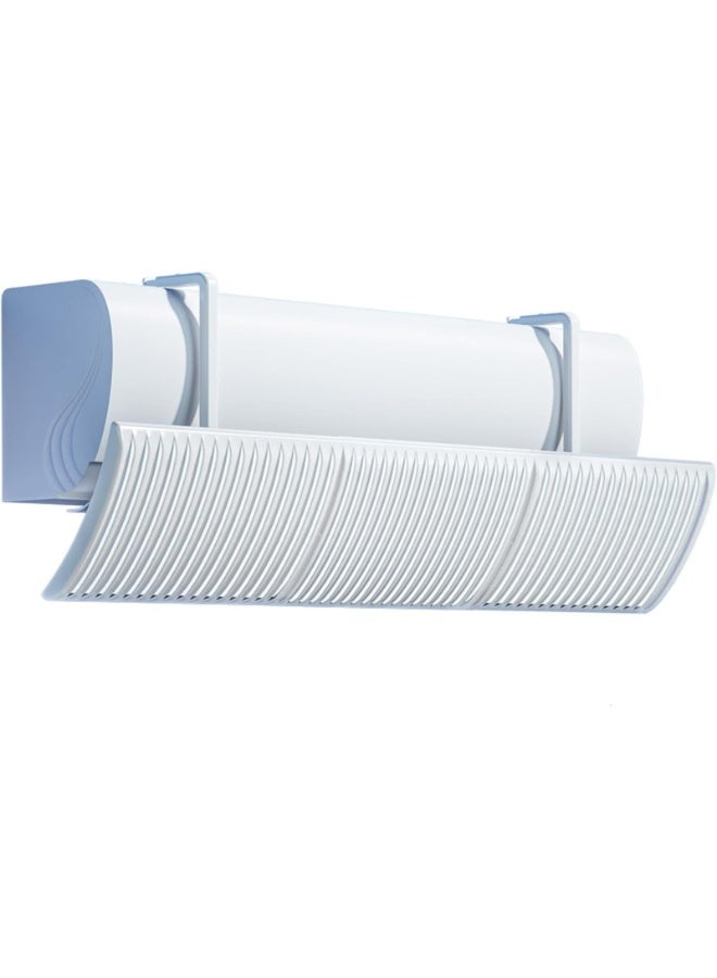 حاجب رياح مكيف الهواء، حاجب تدفق هواء قابل للتعديل يمنع هبوب الهواء مباشرةً، مناسب للمنزل والمكتب، حاجب رياح قابل للسحب. - Image 1