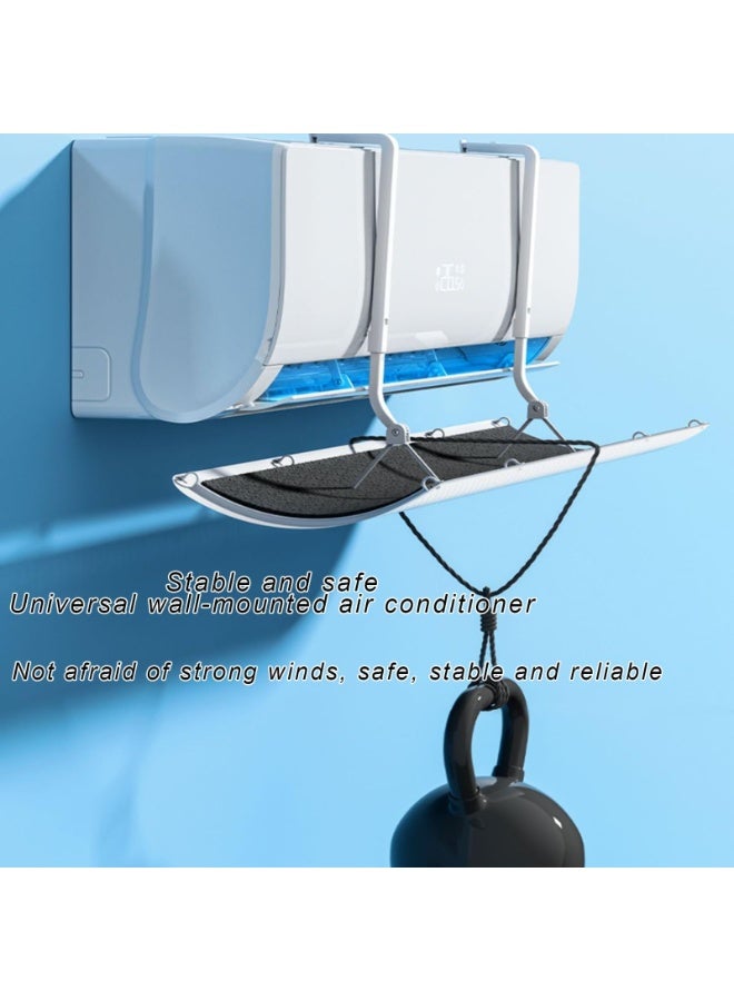 حاجب رياح مكيف الهواء، حاجب تدفق هواء قابل للتعديل يمنع هبوب الهواء مباشرةً، مناسب للمنزل والمكتب، حاجب رياح قابل للسحب. - Image 5