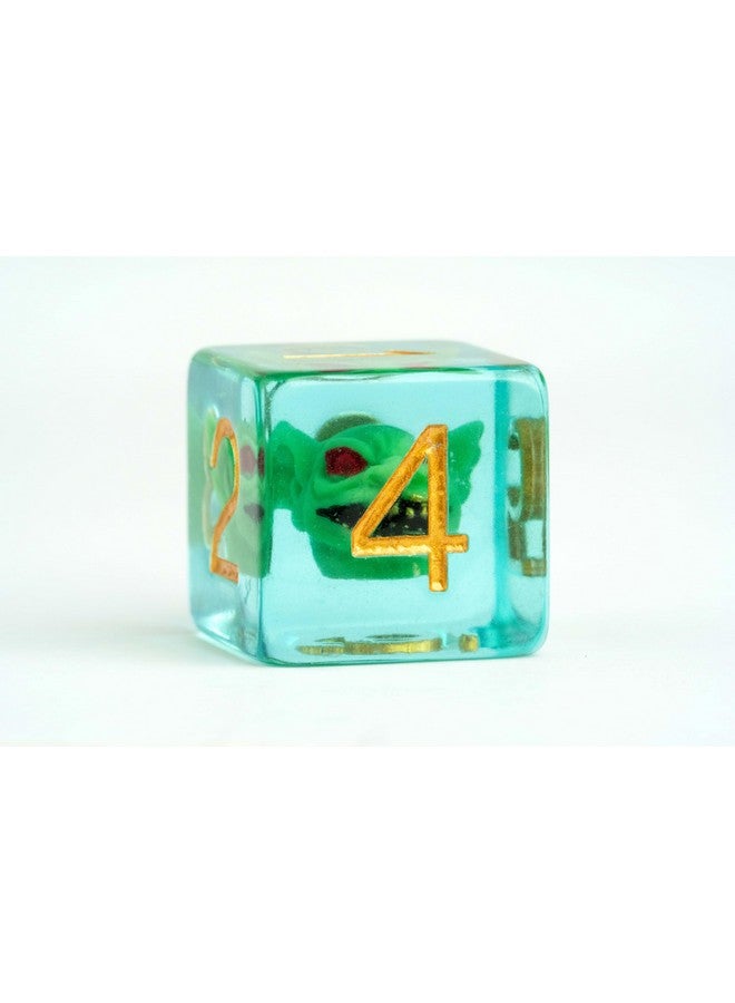 Metallic Dice Games FanRoll Pathfinder Goblin Inclusion Dice Set - Image 3