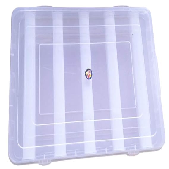Ewings Transparent Modern Multipurpose Plastic Bangle Box With 5 Detachable Rods For Women and Girls,Organizer Accessories Plastic Storage Box For Jewellery (Pack of 2) (40Lx25Wx10Hcm) - Image 2