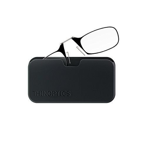 ThinOptics Gift Set | Frontpage Brooklyn + Universal POD Rectangular Reading Glasses, Black, 44 mm + 2 - Image 4
