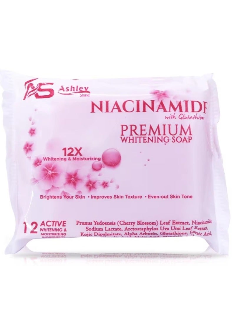 آشلي صابون التبييض الفاخر من اشلي شاين نياسيناميد - 70 جم - Image 1