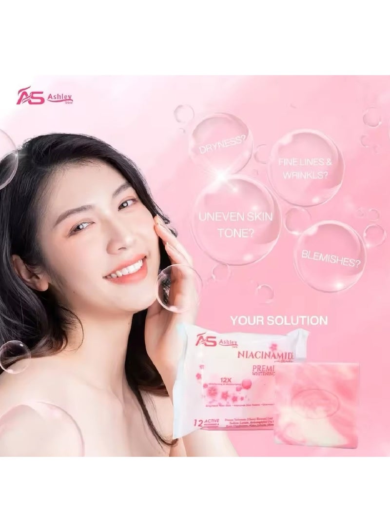 آشلي صابون التبييض الفاخر من اشلي شاين نياسيناميد - 70 جم - Image 2