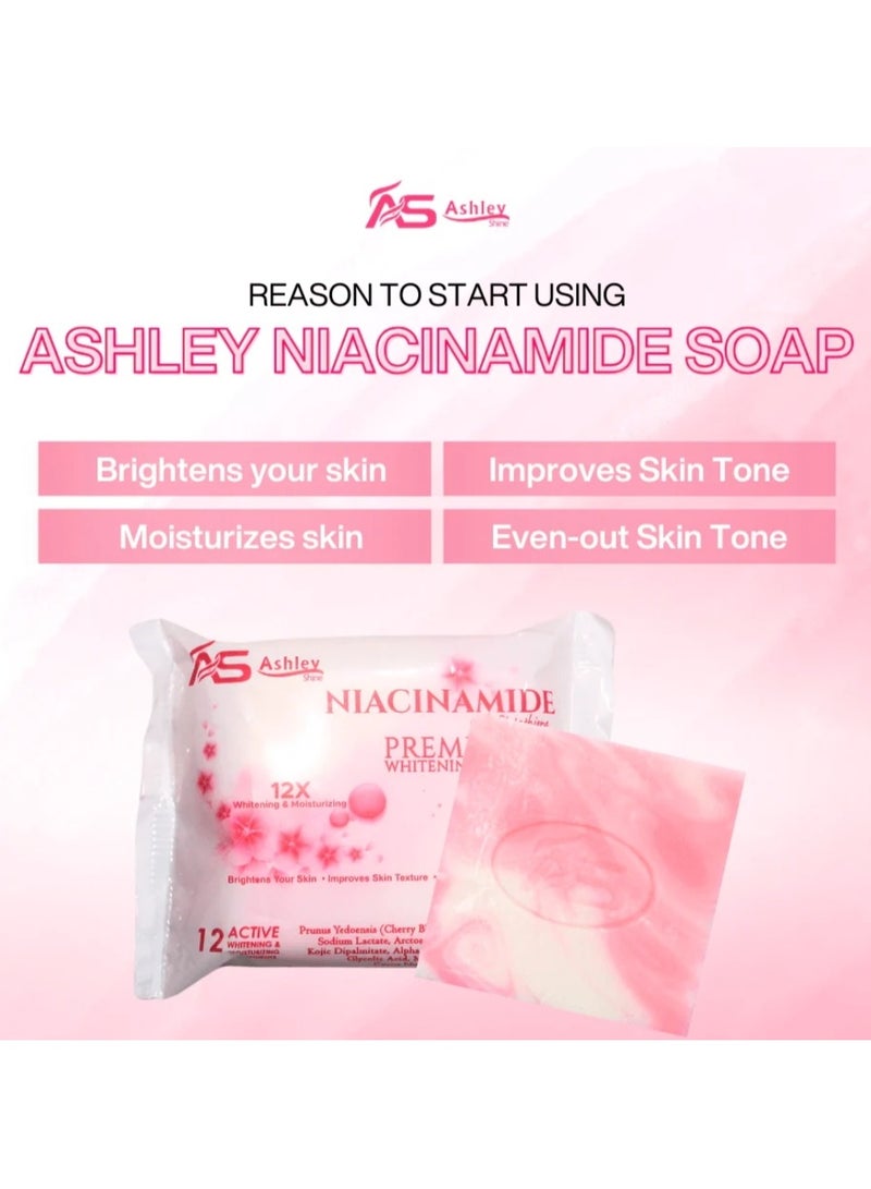 آشلي صابون التبييض الفاخر من اشلي شاين نياسيناميد - 70 جم - Image 3
