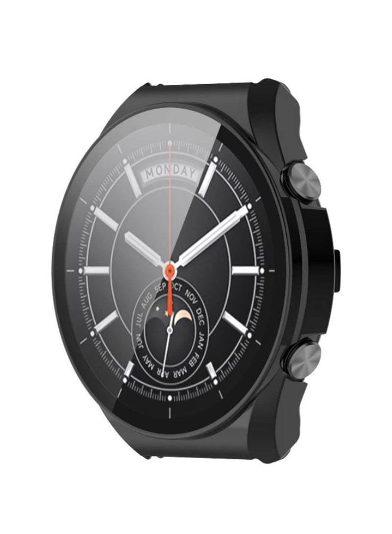 حامي الكمبيوتر + حامي الشاشة ، ومناسبة ل S1 الدخن ووتش مع تغطية كاملة من الصعب شل وخفف من الزجاج ووتش الذكية شل - Image 4