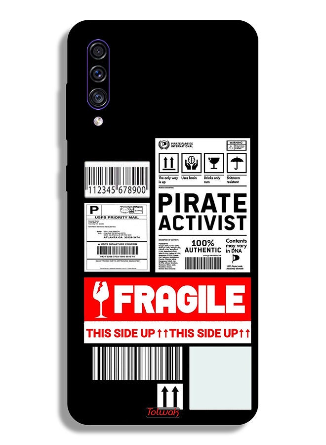 Tolwak Samsung Galaxy A50 Protective Case Cover Private Activist Fragile Sticker - Image 1