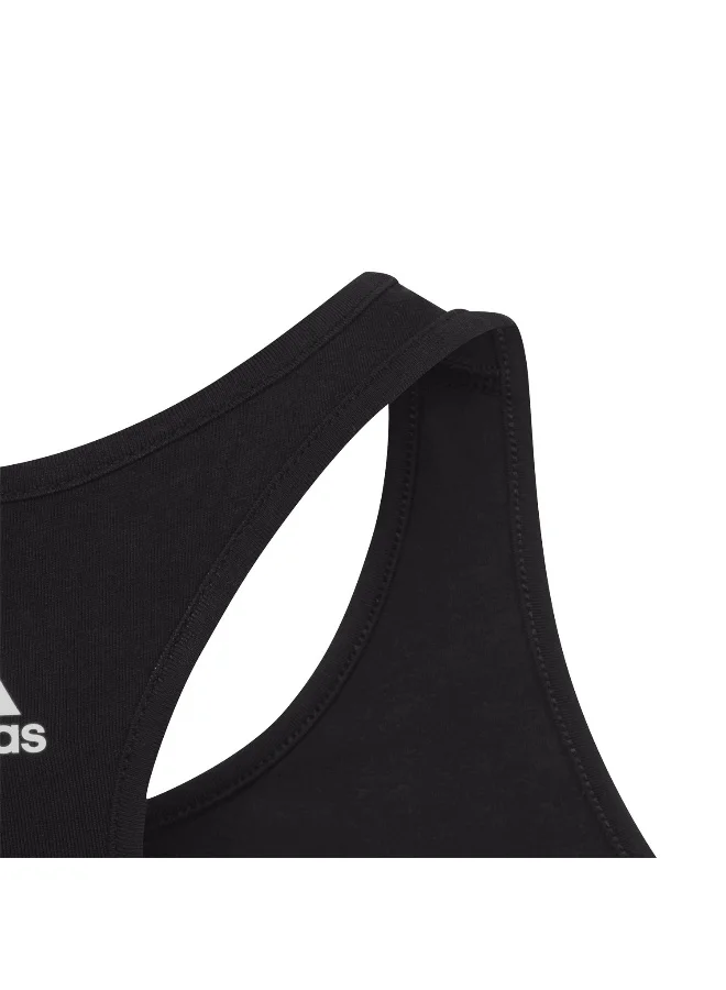 adidas adidas G Lin Cr Tk Black Training Tops 7-8Y