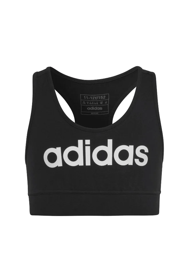 اديداس adidas G Lin Cr Tk Black Training Tops 7-8Y