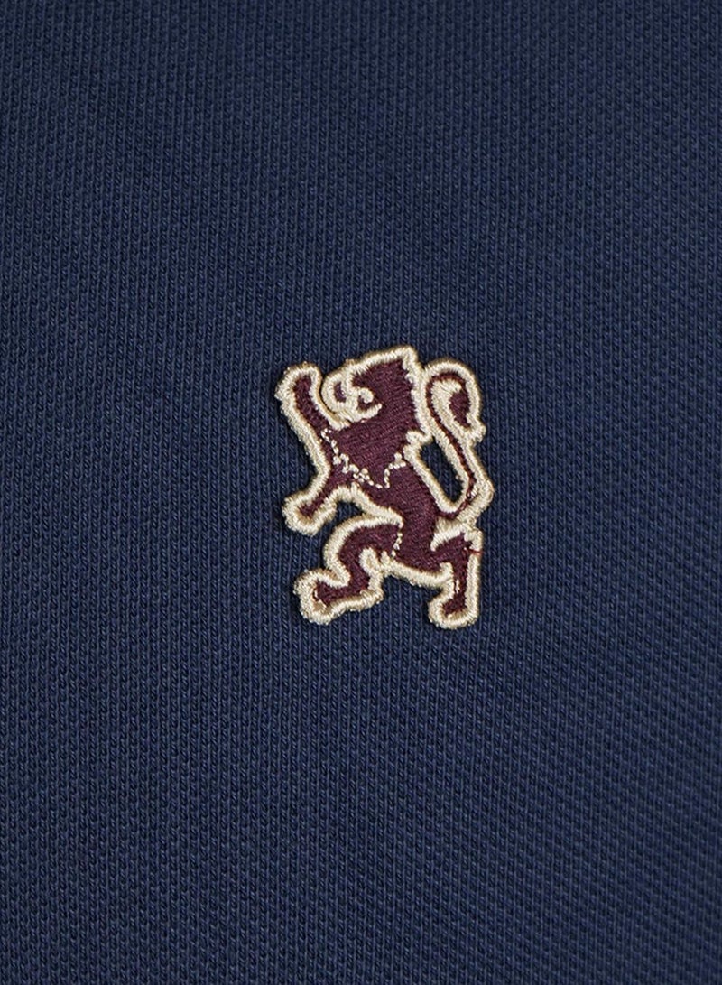 GIORDANO Men's Performance Polo: Classic Piqué, Tipped Collar, Embroidered Detail - Image 4