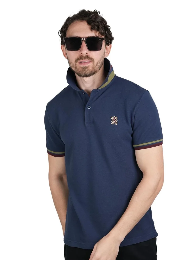 Men's Performance Polo: Classic Piqué, Tipped Collar, Embroidered Detail