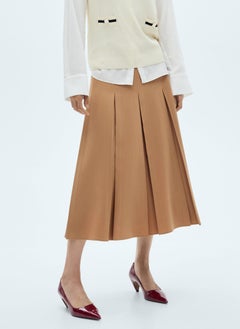 MANGO Godet Midi Skirt  - Image 1