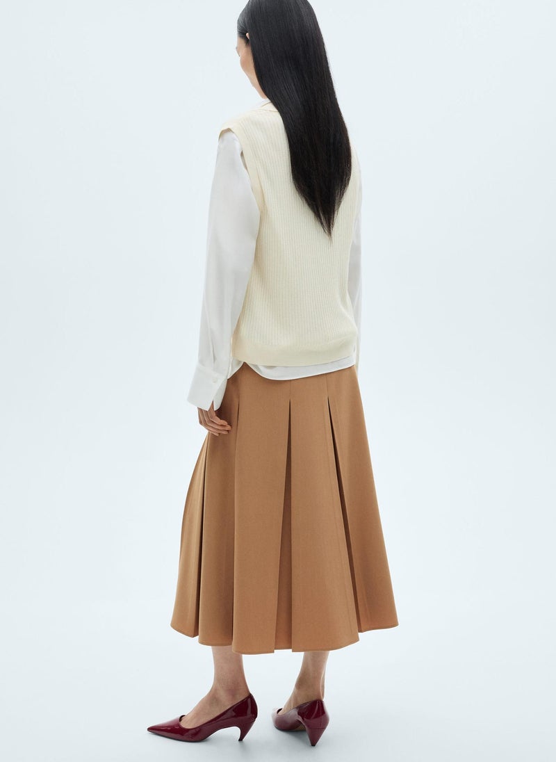 MANGO - Godet Midi Skirt - Image 1