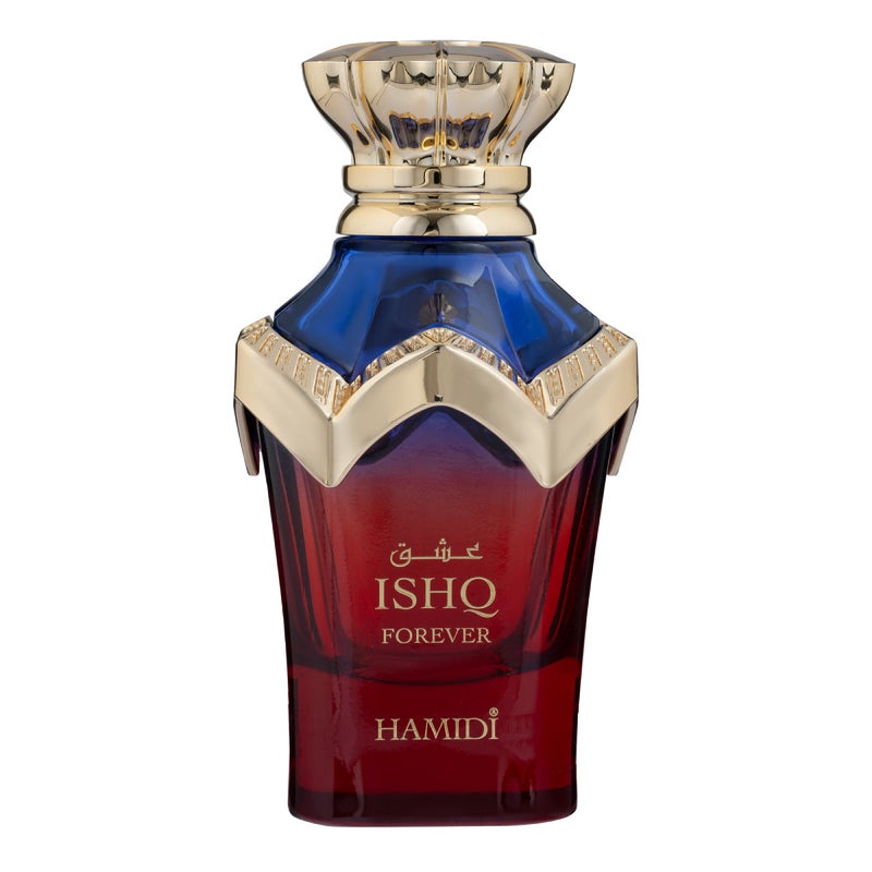 Hamidi Woman Ishq Forever Eau de Parfum 100ml, Perfume for Women, Long Lasting Floral Woody Fragrance With Bergamot, Almond, Peony & Vanilla - Image 1