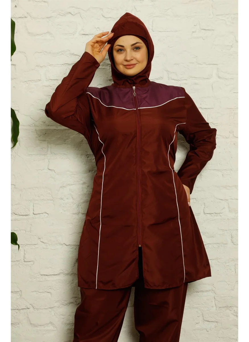 اكبينيز Full Hijab Plus Size Swimwear 32021